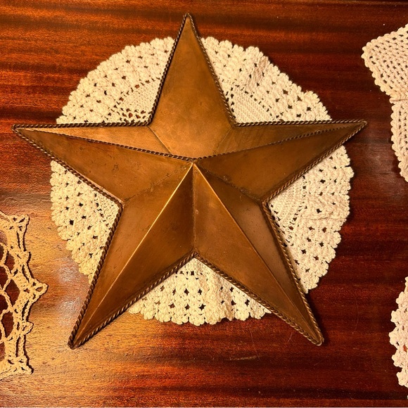 Copper Star Wall Pocket Country Farmhouse decor - Picture 5 of 10